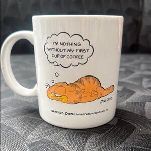VTG 1978 Garfield Embassy Coffee Mug